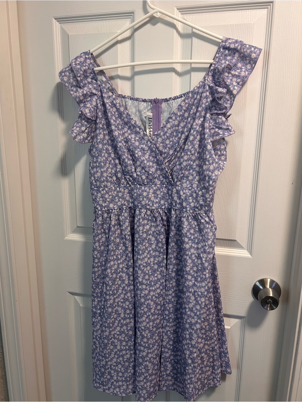 JJs House Lavender Floral Mini Dress